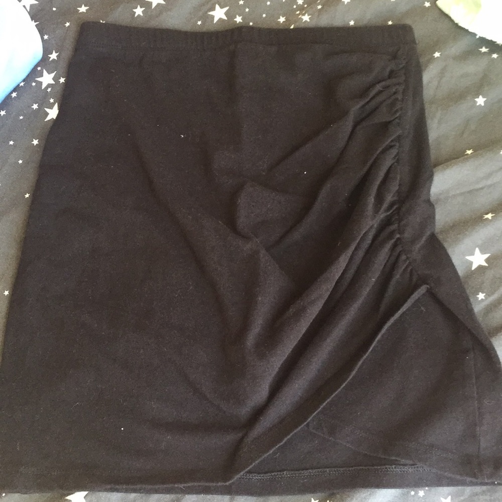 Black miniskirt